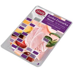 Šunka Zvonarka plátkovaná 100g LE&amp;CO