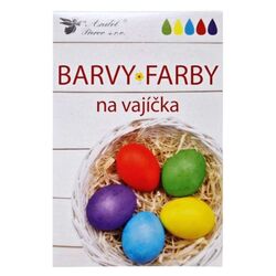 Farby na vajíčka tablety, 5ks