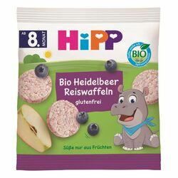 HiPP BIO Čučoriedkové ryžové oblátky, 30g