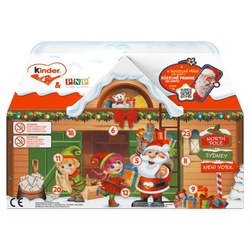 Kinder Mix adventný kalendár chalúpka 234g