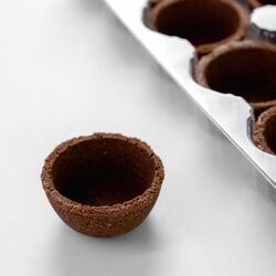 Tartaletka čokoládová bezlepková 40x18mm 42ks