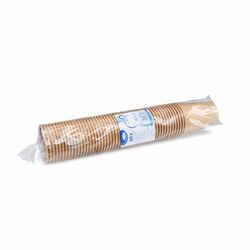 Papierový pohár kraft O80mm 280ml 0,2L/8oz WI76428,50ks