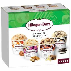 Mr.Häagen-Dazs zmrzlina Favorite selection 4x95ml