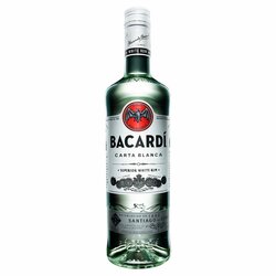Bacardi Carta Blanca Rum 37,5% 0,7 l