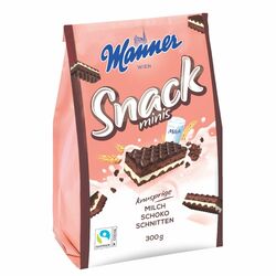 Manner Oblátky Snack Minis Schoko 300g