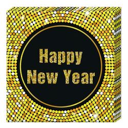 Papierové servítky Šťastný nový rok 33x33cm, 20ks