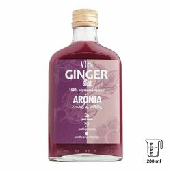 Ginger shot Arónia &amp; Med 200ml Vlčie