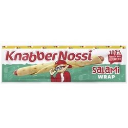 Snack klobáska KnabberNossi Salámový wrap 35g