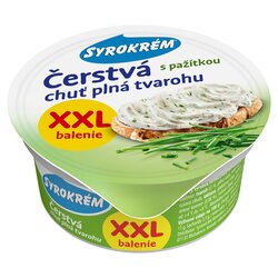 Syrokrém čerstvá chuť XXL s pažítkou 150g