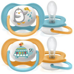 Avent Cumlík Ultra air zvieratko 6-18m girl 2ks