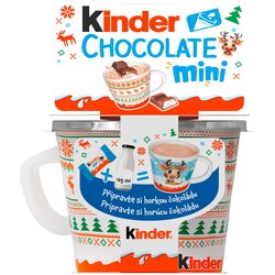 Kinder Chocolate mini, čokoládky v Hrnčeku 102 g