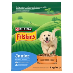 Friskies Junior granule pre šteniatka kura 3kg