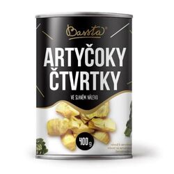 Artičoky štvrťky v slanom náleve 400g Bassta