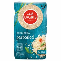 Ryža Dlhozrnná lúpaná Parboiled 500g Lagris