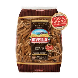 Cestoviny Penne celozrnné n.27 500g Divella