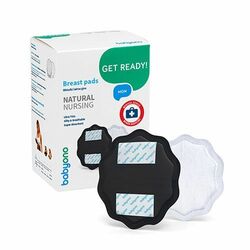 Babyono Vložky do podprsenky 24ks čierne