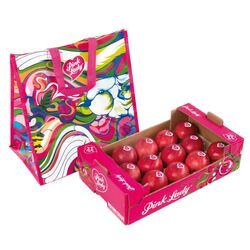 Jablká červené Pink Lady 2kg kal. 75-80 + taška