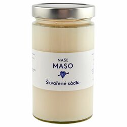 Škvarená masť 550g Naše maso