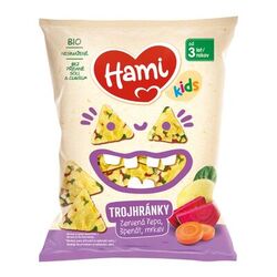 Hami Trojhránky č. repa špenát, mrkva 30g VÝPREDAJ