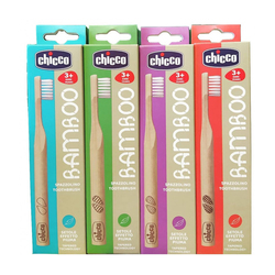 Chicco zubná kefka od 3rokov Bamboo 1ks