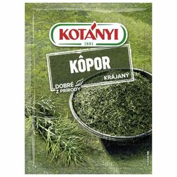 Korenie Kôpor sušený drvený 11g Kotányi