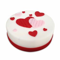 Marlenka® Zdobená torta Srdce 1,1kg