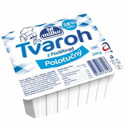 Tvaroh polotučný jemný 250g Milko