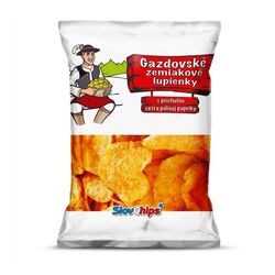Gazdovské zemiakové lupienky paprika SlovChips 70g