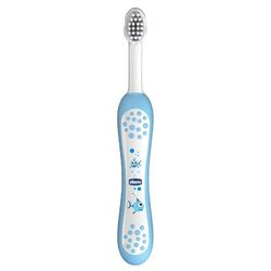 Chicco zubná kefka od 6 mesiacov modrá 1ks