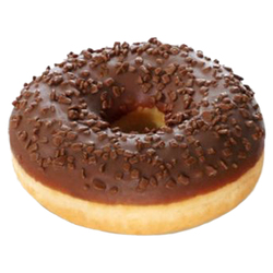 Donut s belgickou čokoládovou polevou 55g