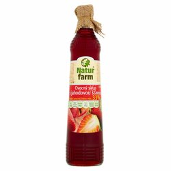 Sirup Jahodový 700ml Natur Farm