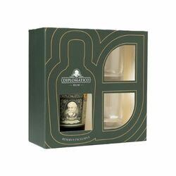Diplomático Reserva Exclusiva Rum+2 poháre