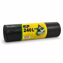 Vrecia na odpad čierne 240l 104x120cm 10ks Wasteys