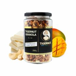 Granola  Biela čokoláda&amp;Kešu Mango 250g Tigernut