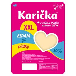 Syr Eidam fit plátky XXL 150g Karička