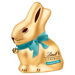 Lindt Figúrka Bunny z mliečnej čokolády s kúskami slaného karamelu 100g