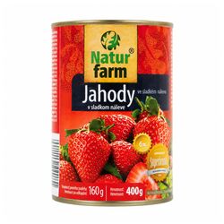 Kompót Jahody 400g Natur Farm