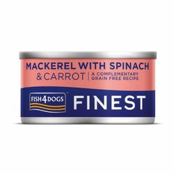 Fish4dogs Finest Konzerva Makrela so špenátom 85g