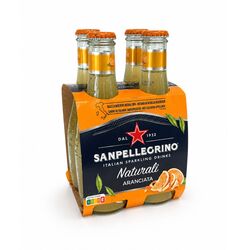 San Pellegrino Pomaranč sklo 4x200ml