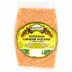 Šošovica červená lúpaná polená 250g, Marianna