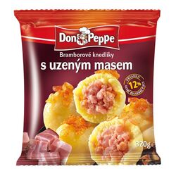 Mrazené Knedlíčky zemiakové s údeným mäsom 320g Don Peppe
