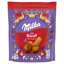 Milka guľôčky s Biscoff náplňou 82g