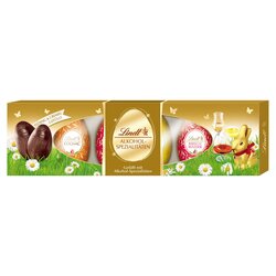 Lindt Eggs horká čokoláda plnená alkoholom Mix 108g