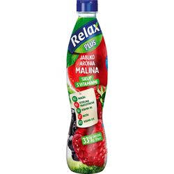 Sirup Jablko arónia malina 700ml Relax Plus