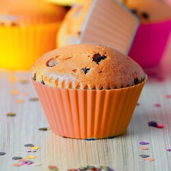 Orion Formičky 12x Muffiny oranžová silikón