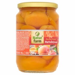 Kompót Marhule polené 700g Natur Farm