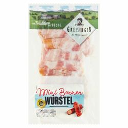 Párky Mini Berner so slaninou 250g Greisinger