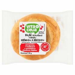 Koláč bezglutén. s krémom a ríbezľou 90g Penam VÝPREDAJ