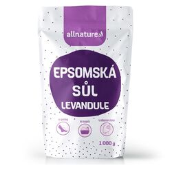  Allnature Epsomská soľ Levanduľa 1kg