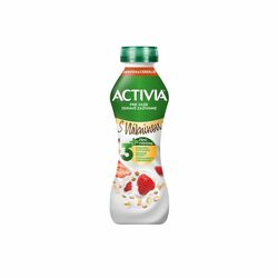 Activia jogurtový nápoj Jahoda/cereálie 270g Danone